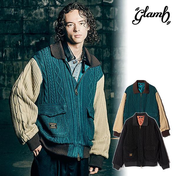 2026 秋 先行予約 8月下旬～9月上旬入荷予定 glamb グラム Knit A-2 Jacket