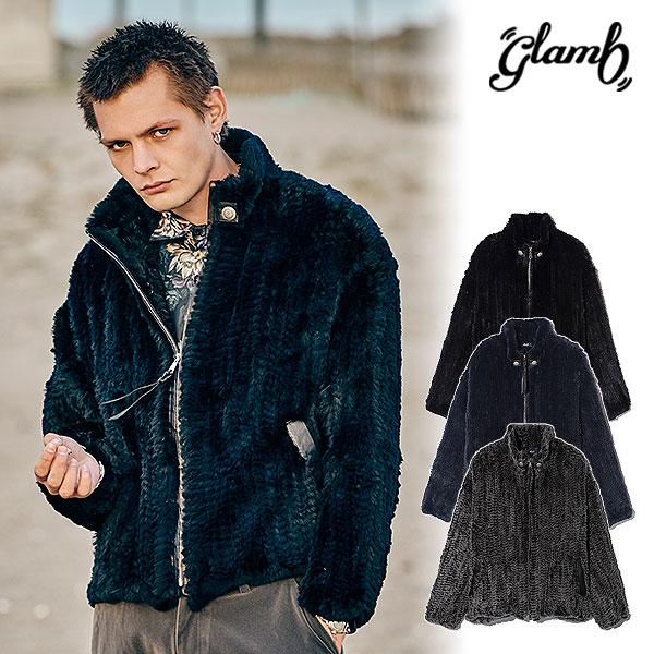 専用　glamb☆グラム　メンズ　ピーコート　ブラック☆サイズ4 クリーニング済 2026 秋 先行予約 10月上旬～中旬入荷予定 glamb グラム Rabbit Fur Jacket