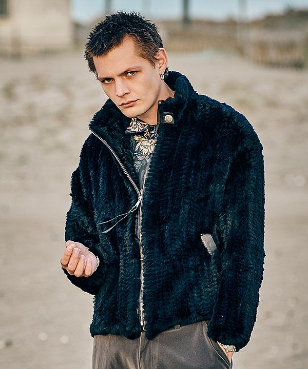 2026 秋 先行予約 10月上旬～中旬入荷予定 glamb グラム Rabbit Fur Jacket