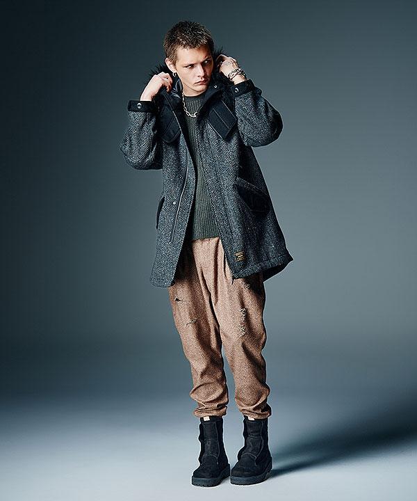 ジャケット・アウター glamb Long High Neck coat GB0423/JKT11 glamb - glamb グラム 23AW Long High Neck coat ロングハイネック