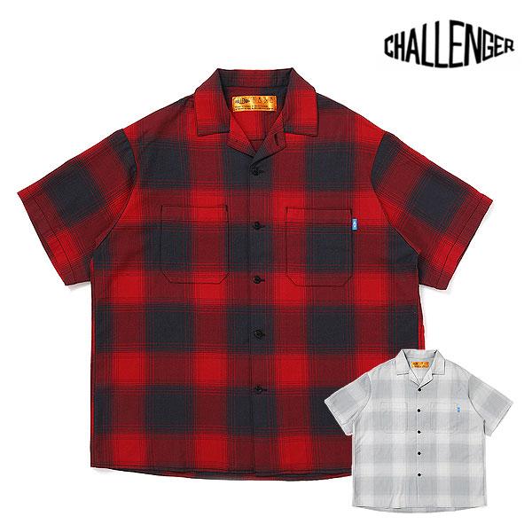 CHALLENGER オンブレチェックシャツ シャドーチェック CHALLENGER チャレンジャー SHADOW CHECK SHIRT