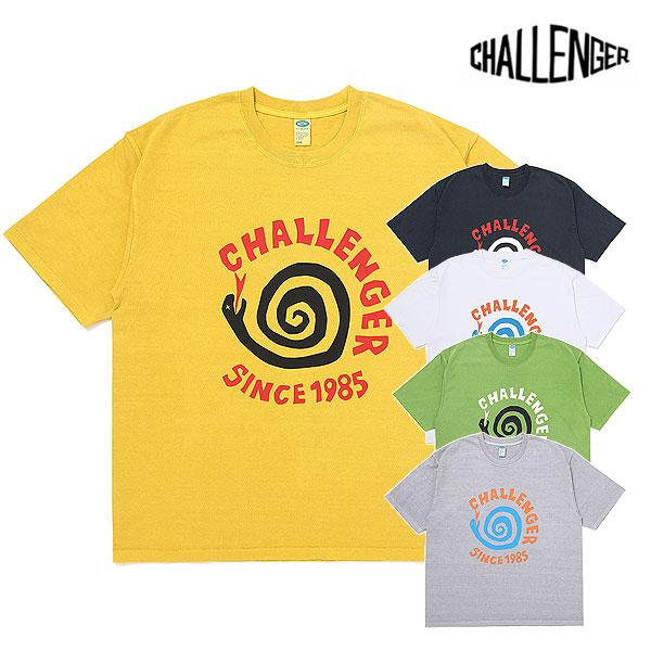 CHALLENGER チャレンジャー PIGMENT SPIRAL SNAKE TEE