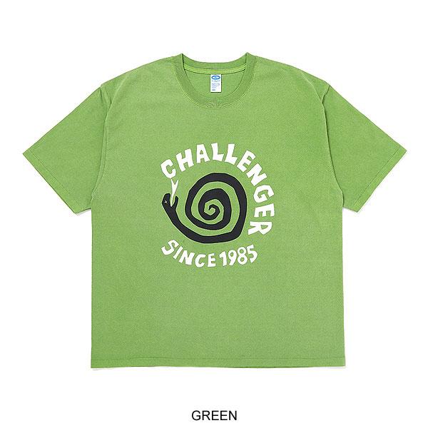 CHALLENGER チャレンジャー PIGMENT SPIRAL SNAKE TEE