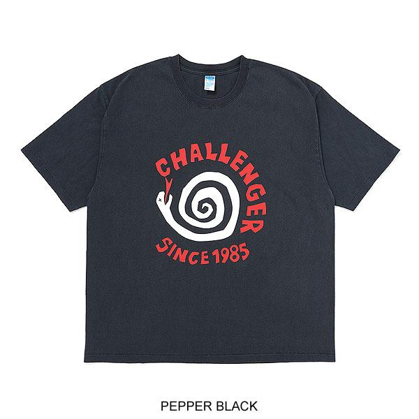 CHALLENGER チャレンジャー PIGMENT SPIRAL SNAKE TEE