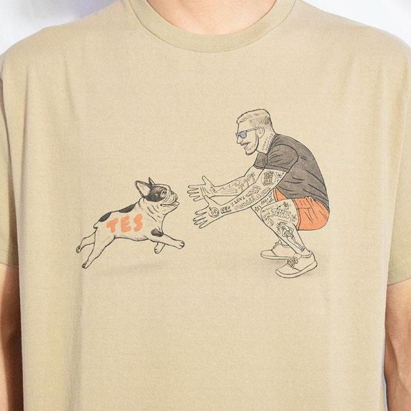 The Endless Summer エンドレスサマー TES MALIBU STAR TEE -BEIGE-
