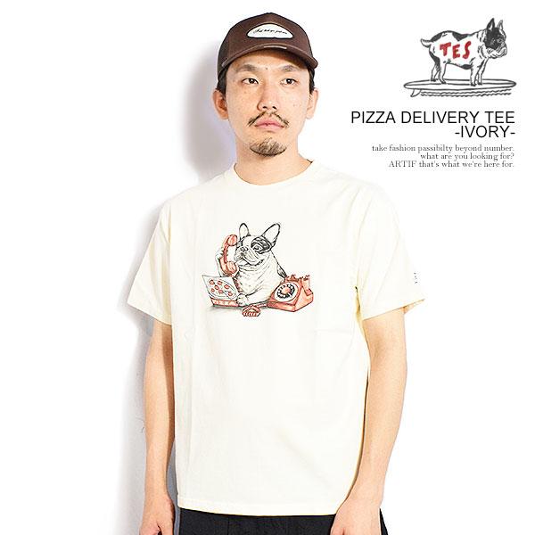 The Endless Summer エンドレスサマー TES PIZZA DELIVERY TEE -IVORY-