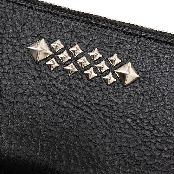 CALEE キャリー STUDS LEATHER ZIP MULTI LONG WALLET