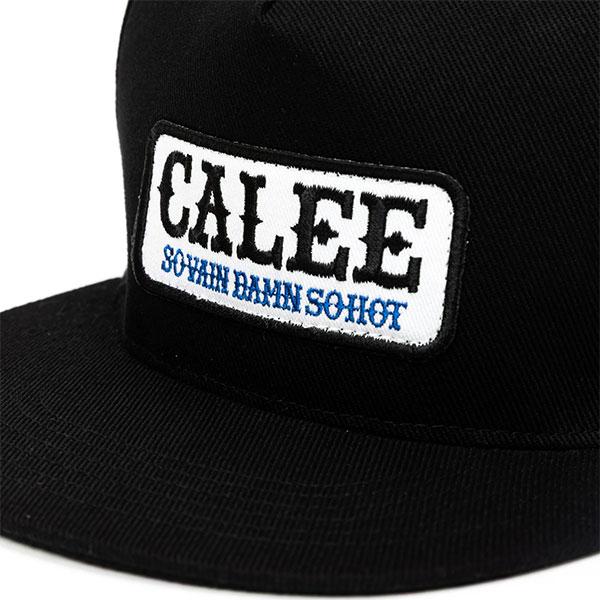 希少　CALEE（キャリー）　ワッペン　スナップバックキャップ　ブラック CALEE キャリー WAPPEN CAP