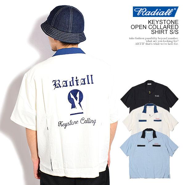 RADIALL ラディアル KEYSTONE - OPEN COLLARED SHIRT S/S