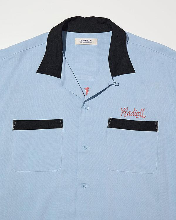 RADIALL ラディアル KEYSTONE - OPEN COLLARED SHIRT S/S