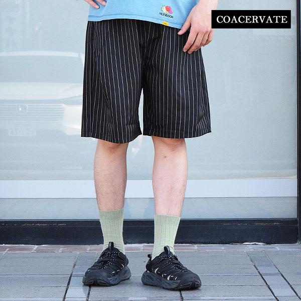 COACERVATE コアセルベート PINSTRIPE SHORT PANTS