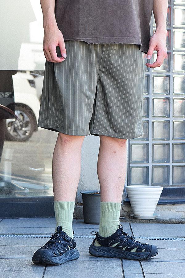 COACERVATE コアセルベート PINSTRIPE SHORT PANTS