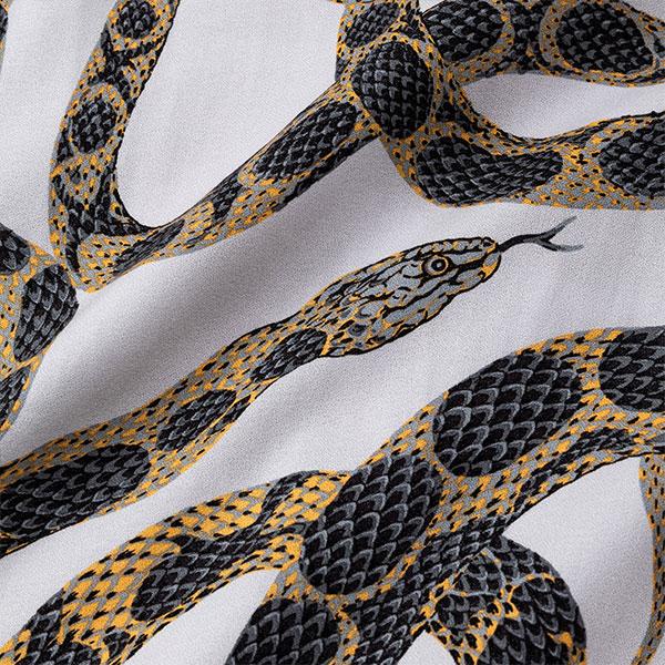 CALEE キャリー ALLOVER SNAKE PATTERN S/S SH CALEE キャリー ALLOVER SNAKE PATTERN S/S SH