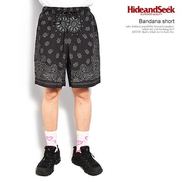 HIDE AND SEEK バンダナパターンショーツ HIDE AND SEEK ハイドアンドシーク Bandana Short