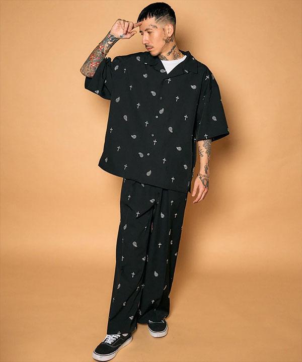 むらさん専用 ブランド一式 SUBCIETY サブサエティ All-over embroidered shirt