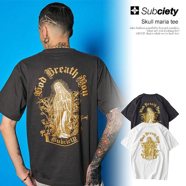 SUBCIETY サブサエティ Skull maria tee