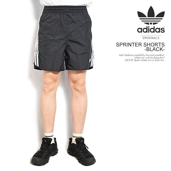 adidas Originals アディダス オリジナルス SPRINTER SHORTS -BLACK-