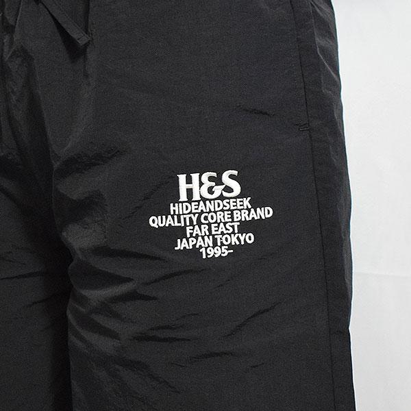 【M】【HIDE AND SEEK】ハイドアンドシーク カーコート ファラオ 黒 HIDE AND SEEK ハイドアンドシーク Nylon Easy Short