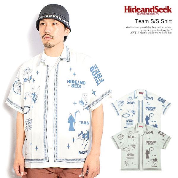 HIDE AND SEEK ハイドアンドシーク Team S/S Shirt