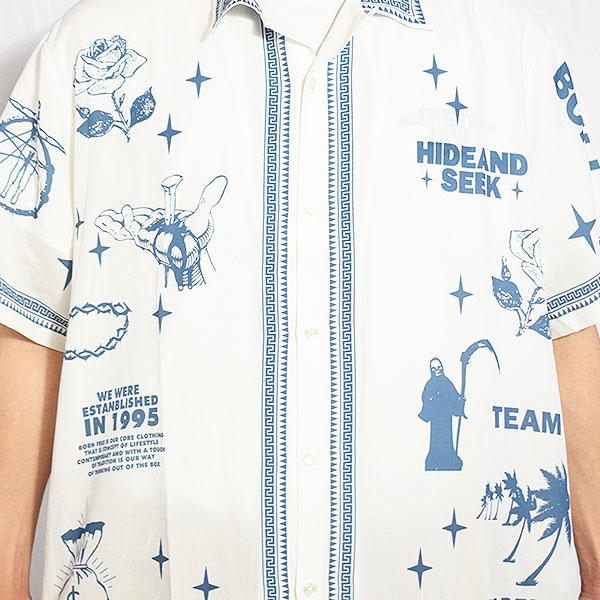 HIDE AND SEEK ハイドアンドシーク Team S/S Shirt