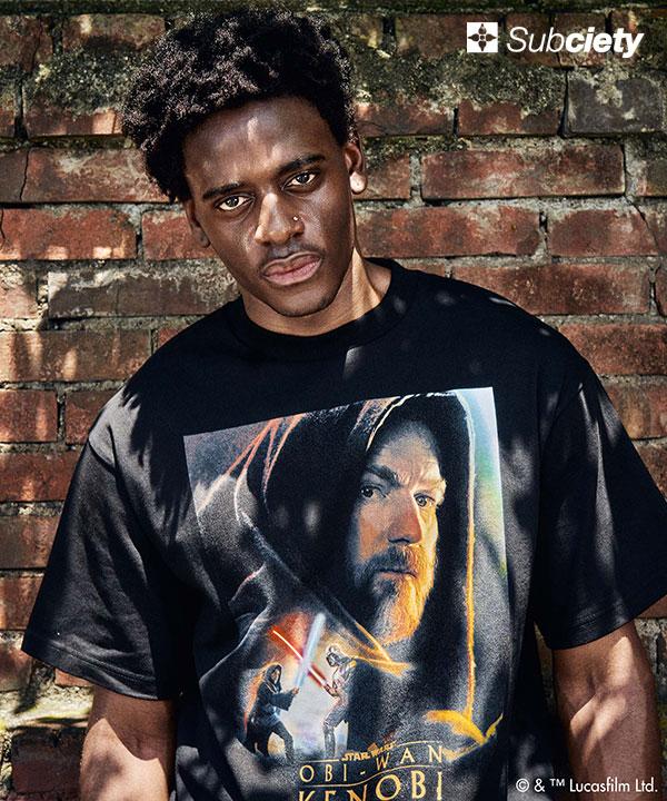 Subciety サブサエティ Kannon tee ブラック/ホワイト XXL STAR WARSコレクション 先行予約 7月下旬入荷予定 SUBCIETY