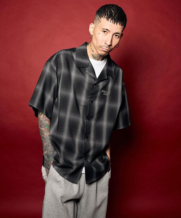 た*︎様 限定掲載　Subculture OMBRE CHECK SHIRT / SUBCIETY サブサエティ Ombre check shirt