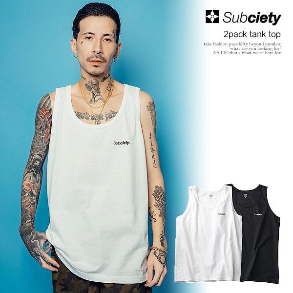 SUBCIETY サブサエティ 2pack tank top