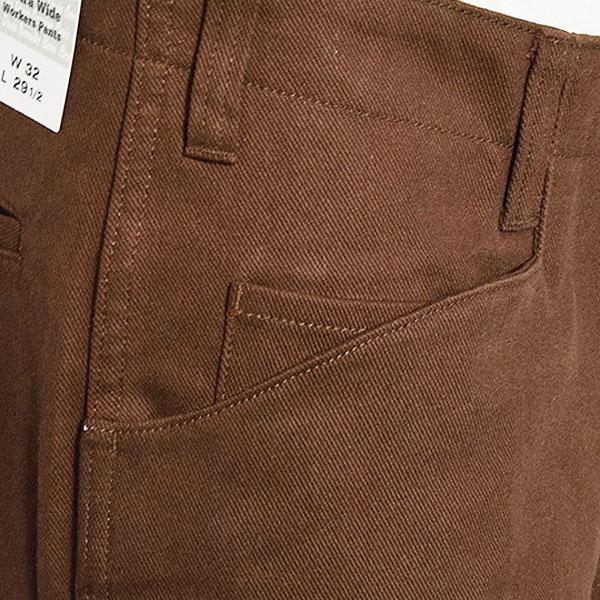 BEN DAVIS ベンデイビス EXTRA WIDE PANTS -BROWN-