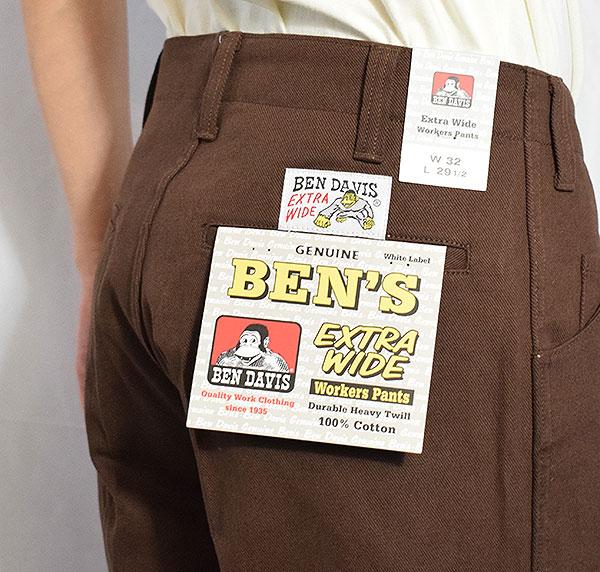 BEN DAVIS ベンデイビス EXTRA WIDE PANTS -BROWN-