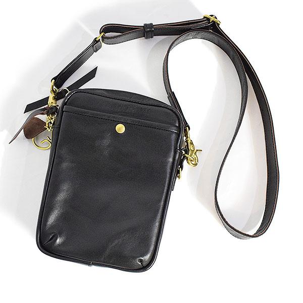 GROOVER LEATHER グルーバーレザー スクウェアミニショルダーバッグ