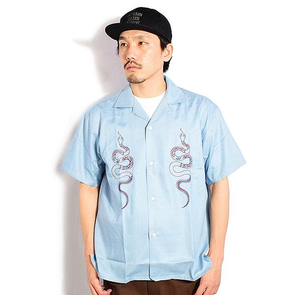 CALEE キャリー EMBROIDERY SNAKE S/S SH -MIHO MURAKAMI DESIGN-