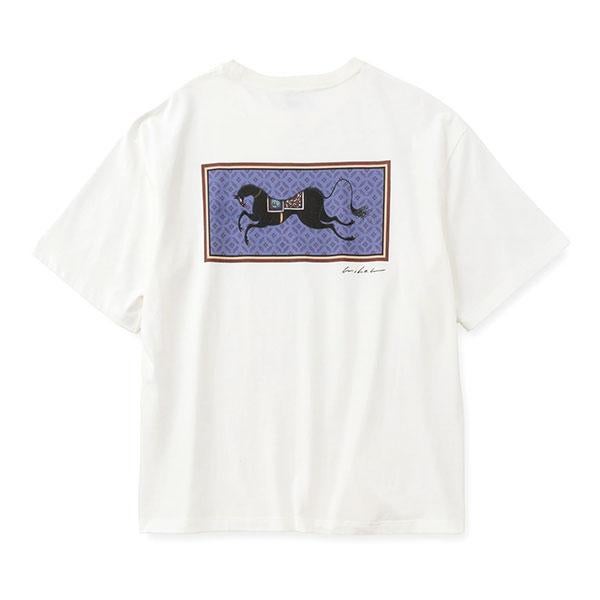 CALEE キャリー HORSE ART TEE -MIHO MURAKAMI DESIGN-