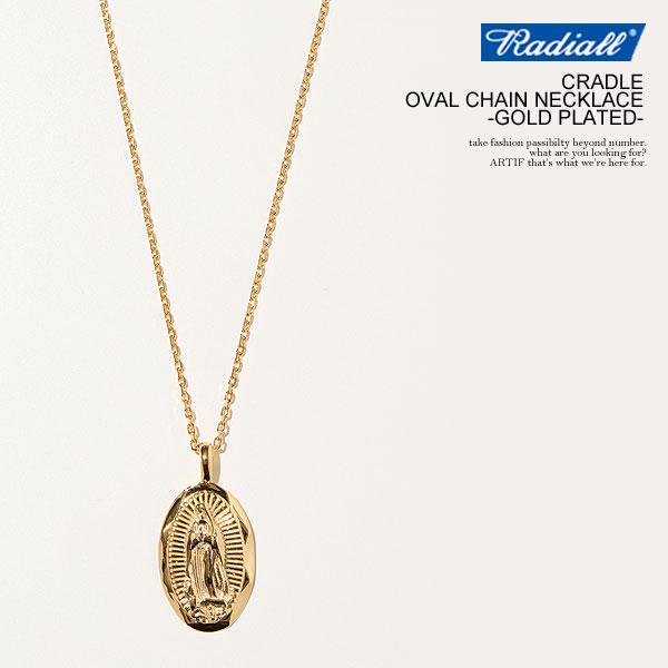 RADIALL ラディアル CRADLE - OVAL CHAIN NECKLACE -GOLD PLATED-