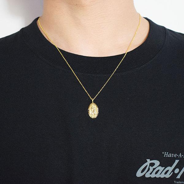 RADIALL ラディアル CRADLE - OVAL CHAIN NECKLACE -GOLD PLATED-