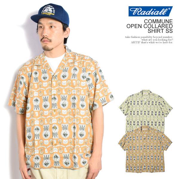 [サイズXL] RADIALL ラディアル オープンカラーシャツ RADIALL ラディアル COMMUNE - OPEN COLLARED SHIRT S/S