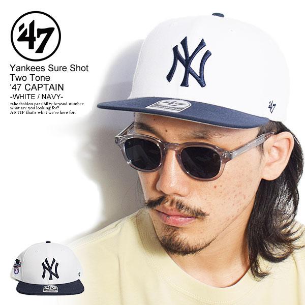 47 フォーティーセブン Yankees Sure Shot Two Tone '47 CAPTAIN White