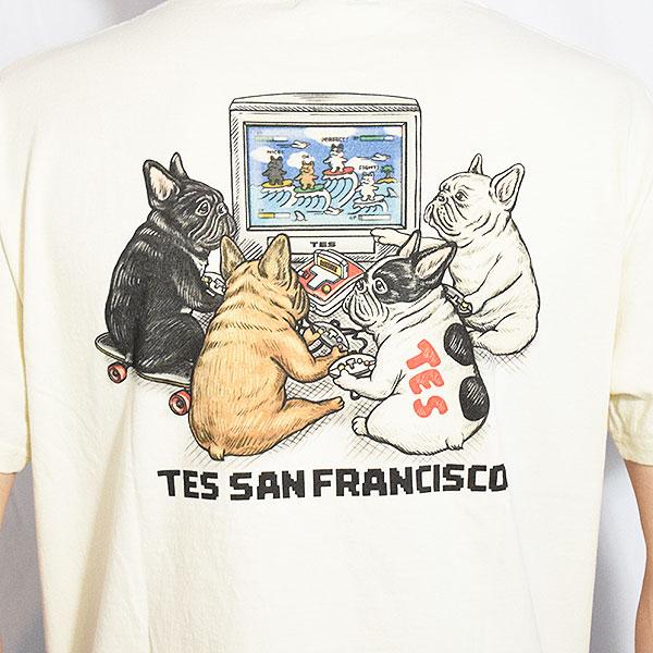 The Endless Summer エンドレスサマー TES SURF GAME T-SHIRT -IVORY-