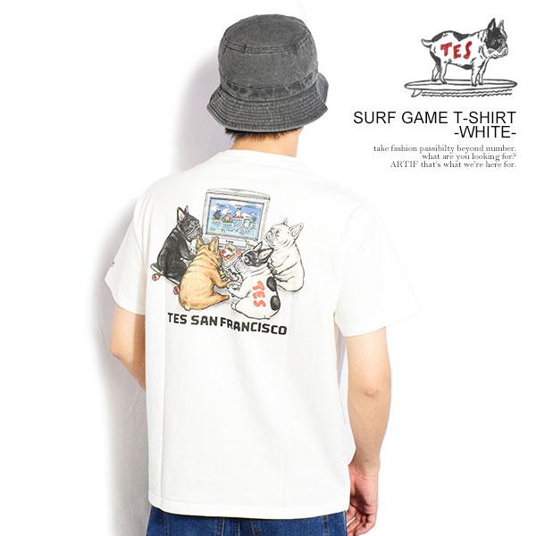 The Endless Summer エンドレスサマー TES SURF GAME T-SHIRT -WHITE-