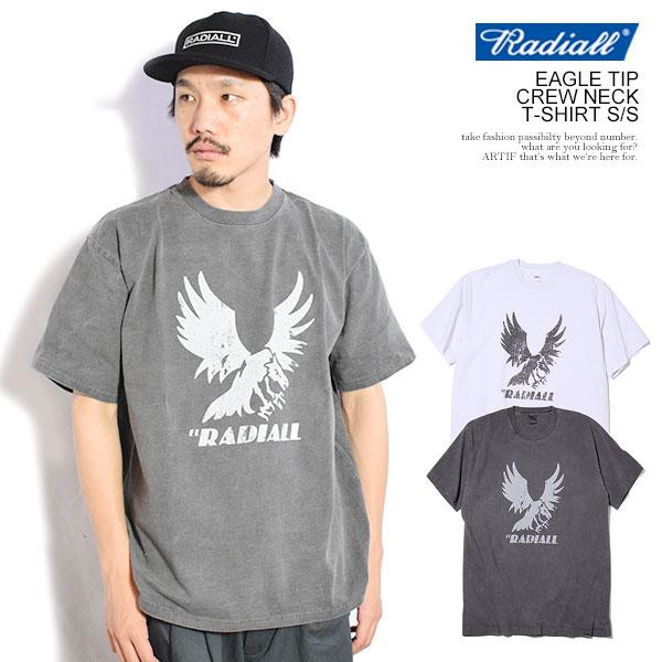 RADIALL ラディアル EAGLE TIP - CREW NECK T-SHIRT S/S