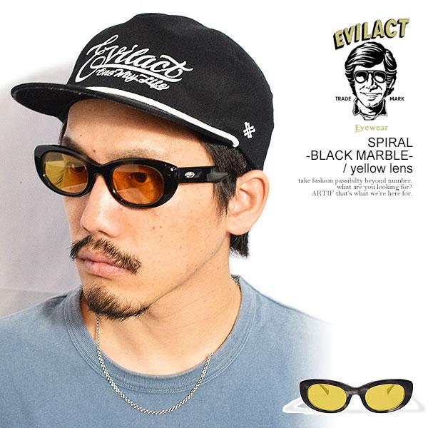 EVILACT イーブルアクト サングラス EVILACT EYEWEAR イーブルアクト アイウェア SPIRAL -BLACK MARBLE