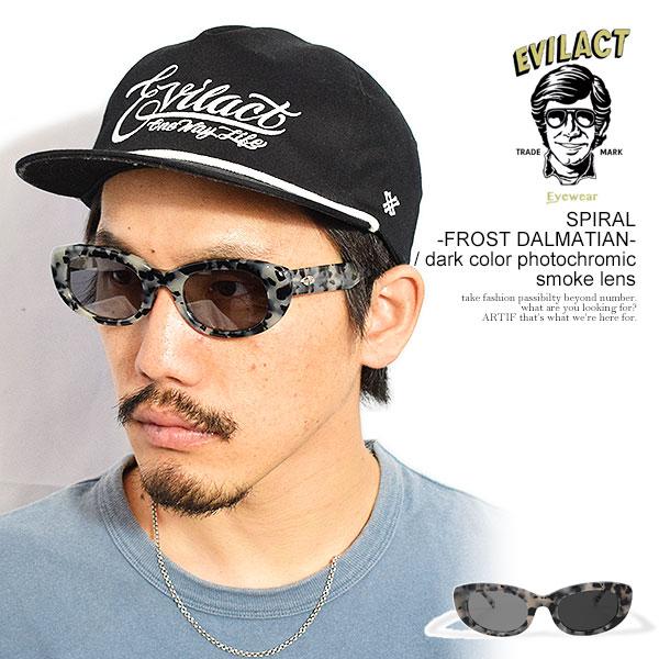 EVILACT イーブルアクト　サングラス EVILACT EYEWEAR イーブルアクト アイウェア SPIRAL -FROST DALMATIAN