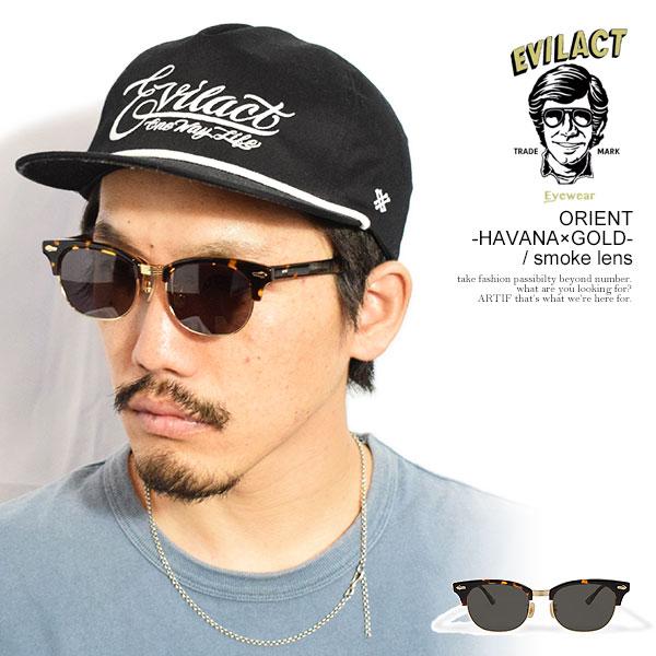 EVILACT EYEWEAR イーブルアクト アイウェア ORIENT -HAVANA×GOLD