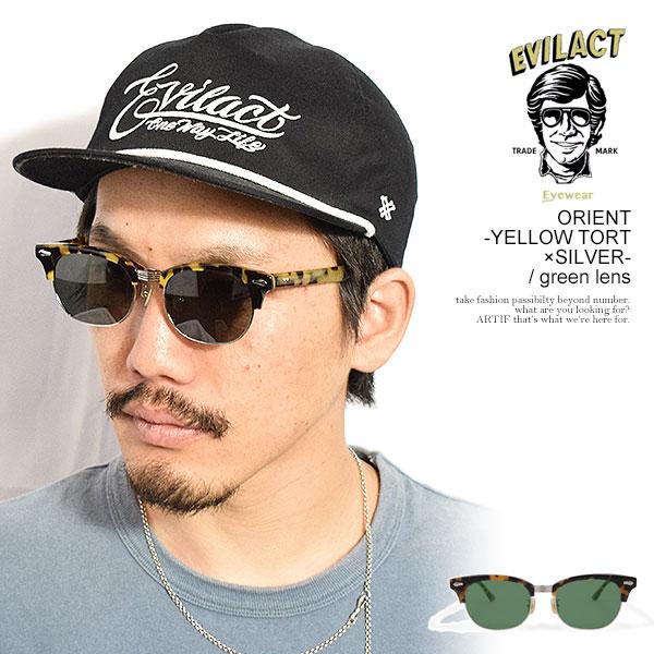 EVILACT EYEWEAR イーブルアクト アイウェア ORIENT -YELLOW TORT