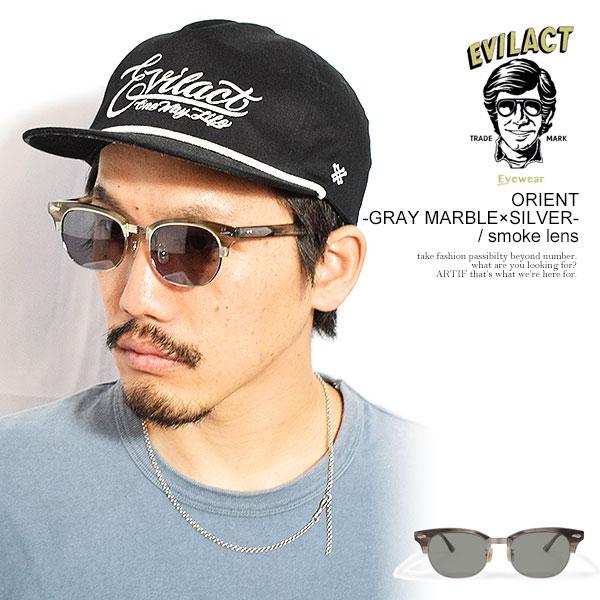 EVILACT EYEWEAR イーブルアクト アイウェア ORIENT -GRAY MARBLE