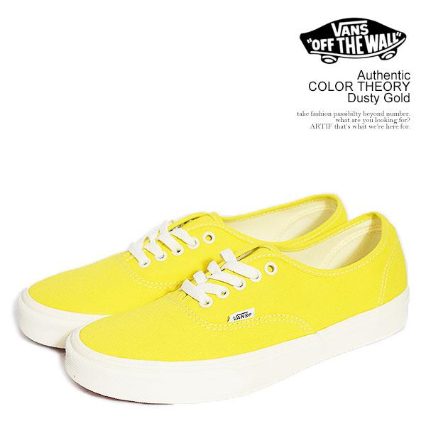 VANS ヴァンズ Authentic COLOR THEORY Dusty Gold