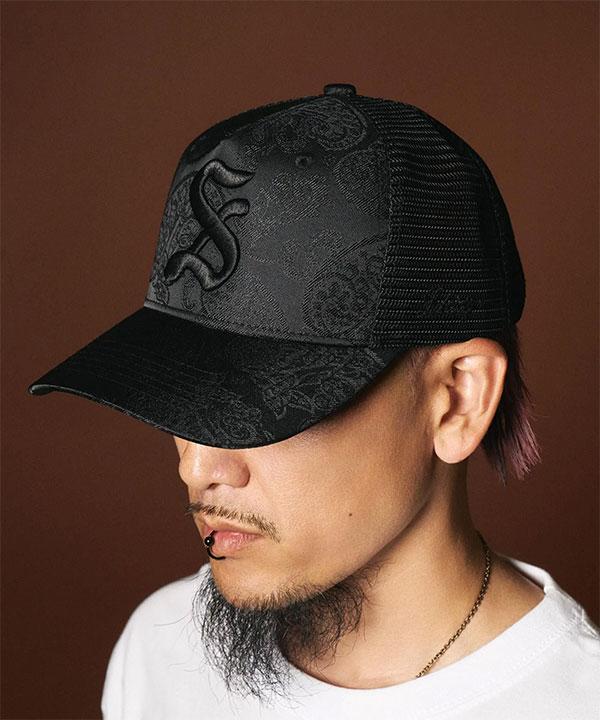 SUBCIETY サブサエティ Jacquard paisley mesh cap