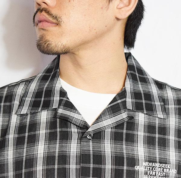 HIDE AND SEEK ハイドアンドシーク Check S/S Shirt