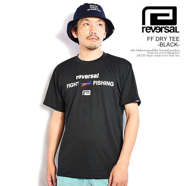 reversal リバーサル FF DRY TEE -BLACK- | ARTIF [ストリートブランド