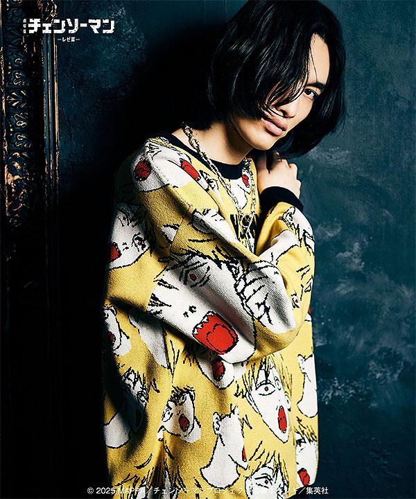 glamb×劇場版『チェンソーマン レゼ篇』第2弾 glamb グラム Denji Knit