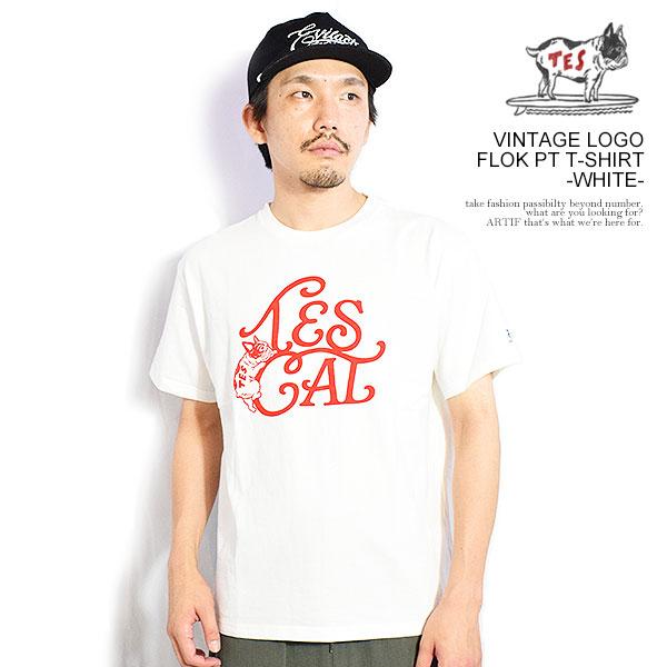The Endless Summer エンドレスサマー TES VINTAGE LOGO FLOK PT T